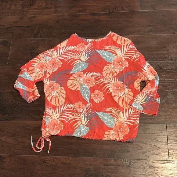 Rachel Zoe Floral Print Blouse, sz Medium. - Picture 6 of 8